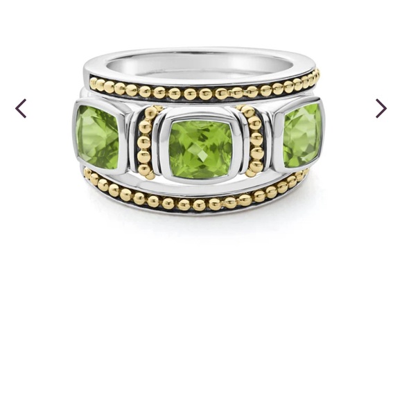 NWT, LAGOS Peridot stacking rings Rittehouse - Picture 3 of 10